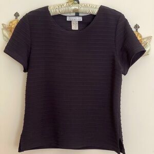 Tiramisu black stretchy top